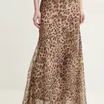 Sukně Bardot béžová barva, maxi, áčková, 59754SB