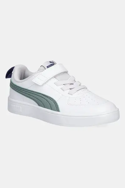 Dětské sneakers boty Puma Puma Rickie AC+ PS zelená barva, 385836