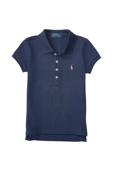 Dětská bavlněná polokošile Polo Ralph Lauren