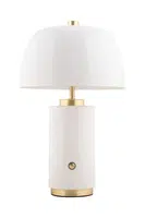 Bezdrátová stolní LED lampa Leitmotiv Freya bílá barva