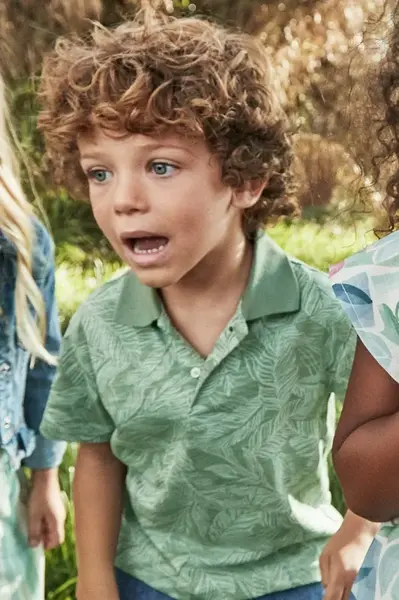 Dětská bavlněná polokošile Mayoral