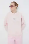Mikina Levi's dámská, růžová barva, s aplikací