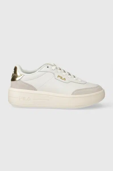 Kožené tenisky Fila PREMIUM bílá barva, FFW0336