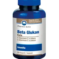 Pharma Activ Beta Glukan Forte vitamín C a zinek 60 kapslí