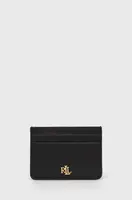 Kožené pouzdro na karty Lauren Ralph Lauren
