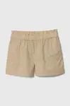 Dětské šortky s příměsí lnu zippy