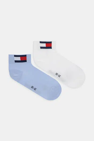 Ponožky Tommy Hilfiger 2-pack modrá barva, 701228223
