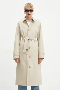 Bavlněný kabát Moschino Jeans