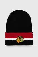 Čepice 47brand NHL Chicago Blackhawks černá barva, z tenké pleteniny