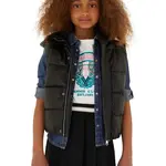 Dětská vesta Guess černá barva