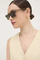 Sluneční brýle Saint Laurent BETTY dámské, pruhledná barva, SL 461