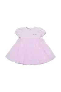 Dětské bavlněné šaty Marni MD294B DRESS