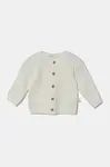 Dětský bavlněný kardigan United Colors of Benetton béžová barva, 1294A500Y