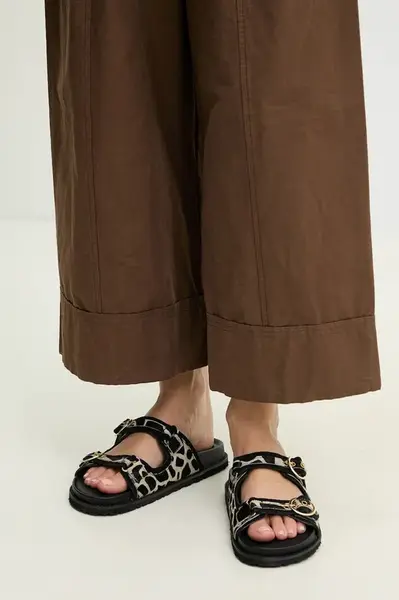 Semišové pantofle Answear.LAB dámské, černá barva