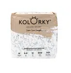 KOLORKY DELUXE VELVET Jednorázové eko plenky se sametovým povrchem vel. M 5-8 kg 21 ks