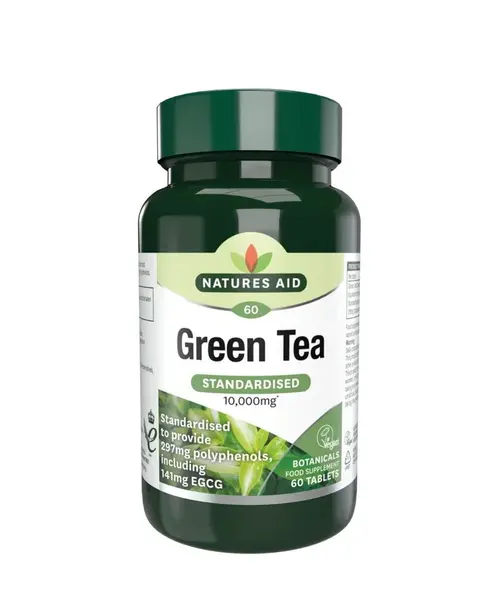 Natures Aid Zelený čaj 10 000 mg 60 tablet