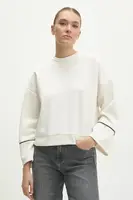 Mikina Answear.LAB béžová barva, hladká