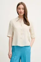 Lněná košile United Colors of Benetton