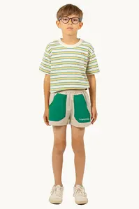 Tinycottons Dětské kraťasy Tinycottons COLOR BLOCK SHORT