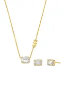 Náhrdelník a náušnice z pozlaceného stříbra Michael Kors