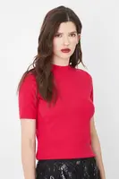 Tričko Medicine dámské, červená barva, s pologolfem