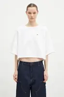Bavlněné tričko Fiorucci Angel bílá barva, W01FPTSH106CJ01WH01