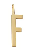 Pozlacený stříbrný přívěsek Design Letters