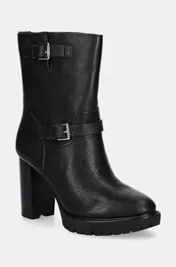 Kožené kotníkové boty Lauren Ralph Lauren Lyvia