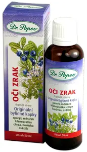 Dr. Popov Oči zrak bylinné kapky 50 ml