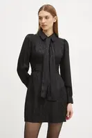 Šaty s příměsí hedvábí MICHAEL Michael Kors