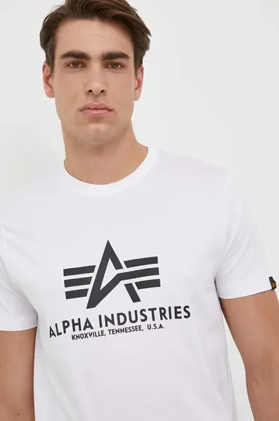 Bavlněné tričko Alpha Industries Basic T-Shirt