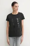 Tričko Armani Exchange černá barva, 8NYTCX YJG3Z