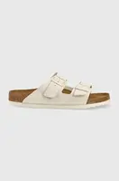 Semišové pantofle Birkenstock Arizona pánské, šedá barva, 1024554-lgrey