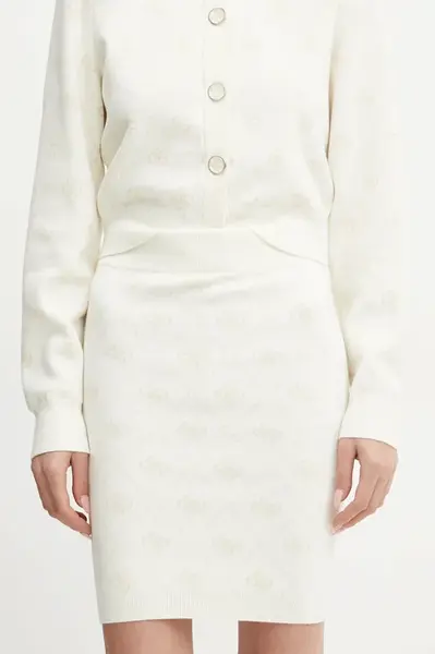 Sukně s příměsí vlny Guess SARAH