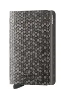 Kožená peněženka Secrid Slimwallet Hexagon Grey