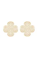 Pozlacené náušnice Lilou Microsetting