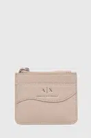 Peněženka Armani Exchange béžová barva, 948539 CC783