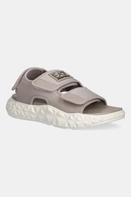 Sandály EA7 Emporio Armani dámské, hnědá barva, XK449.XBR004