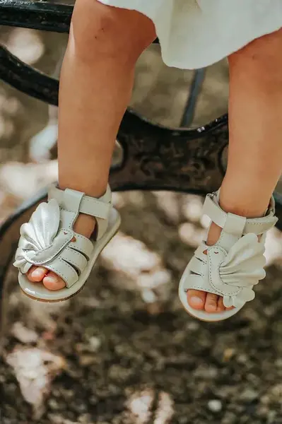 Dětské kožené sandály Donsje Filoe Sandals Dove