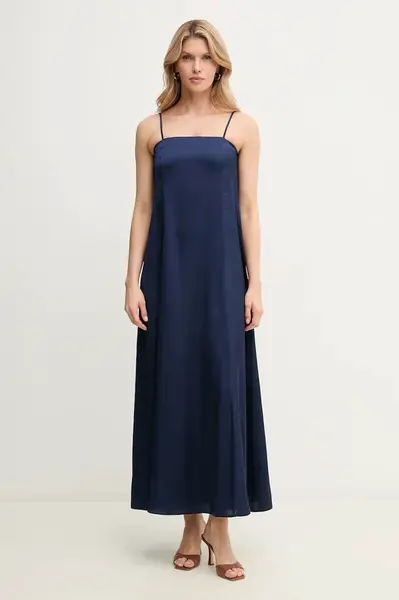 Šaty Marella Emme by Marella tmavomodrá barva, maxi, 2515221112200