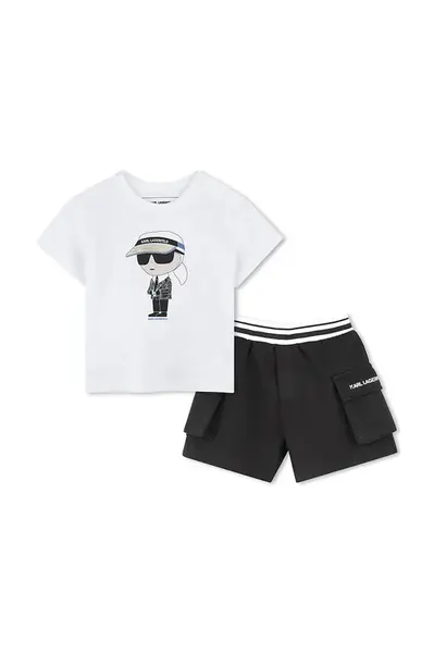 Dětská bavlněná souprava Karl Lagerfeld