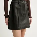 Kožená sukně AERON RUDENS