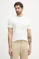Bavlněné tričko Guess béžová barva, s aplikací, M5GI39 KBW41