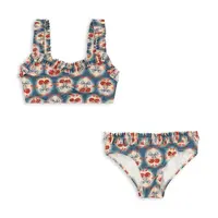 Dvoudílné dětské plavky Konges Sløjd MAYA BIKINI GRS modrá barva, KS102678