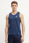 Běžecké tričko Compressport Singlet modrá barva, ATSM743