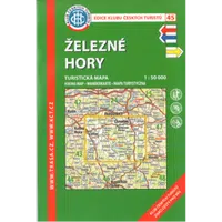KČT 45 Železné hory 1:50 000/turistická mapa