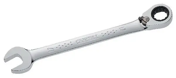 TONA EXPERT Ráčnový očkoplochý klíč s přepínací páčkou 9mm - TonaExpert E113302T Velikost: 30 mm