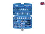BGS technic Palcová Gola sada 1/4", (46ks) BGS 2141
