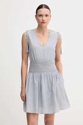Šaty Pepe Jeans ESTELLA modrá barva, mini, PL953740