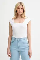 Bavlněné tričko Answear.LAB dámské, bílá barva